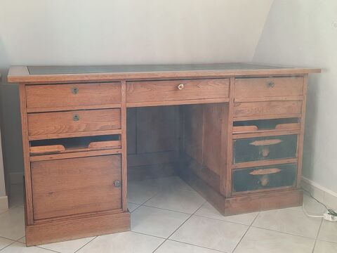 Bureau ancien ch�ne massif 220 Caen (14)