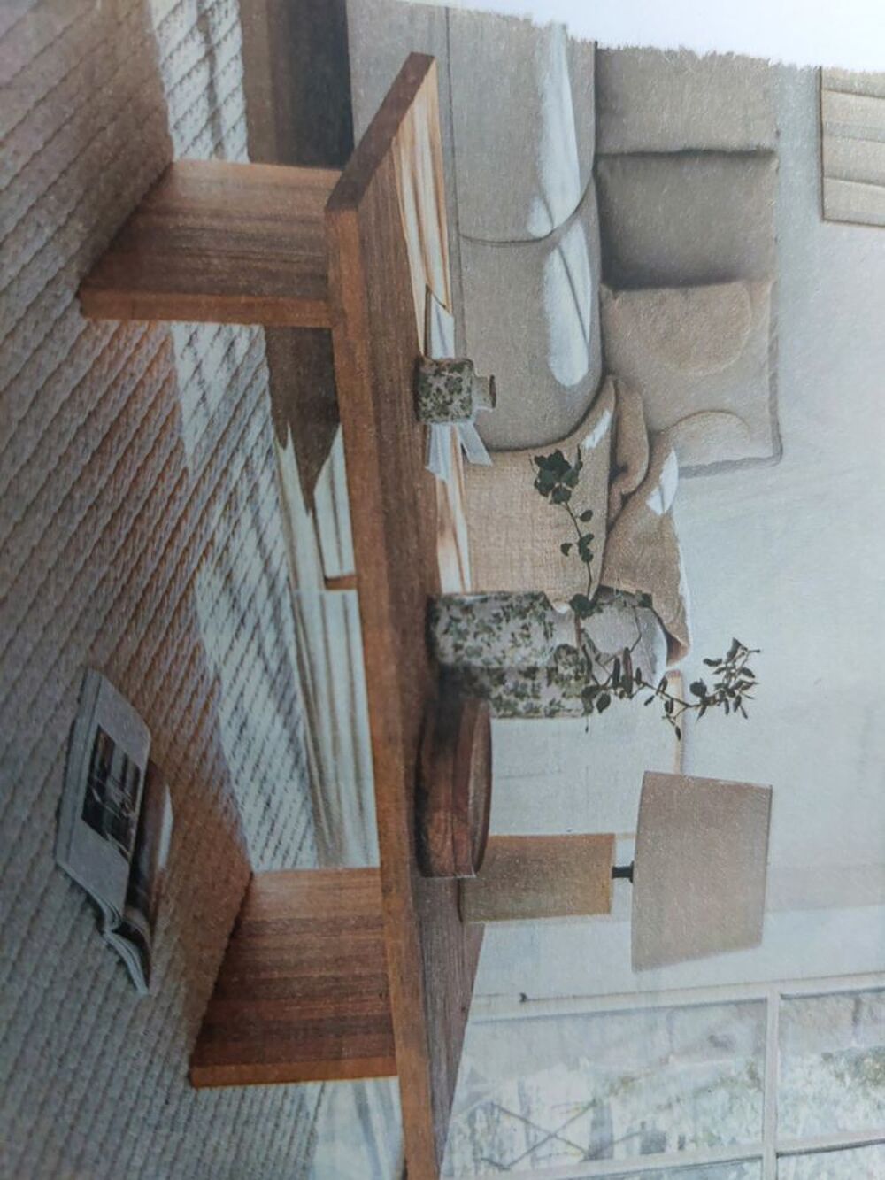 Table basse de salon en bois d acacia. Meubles