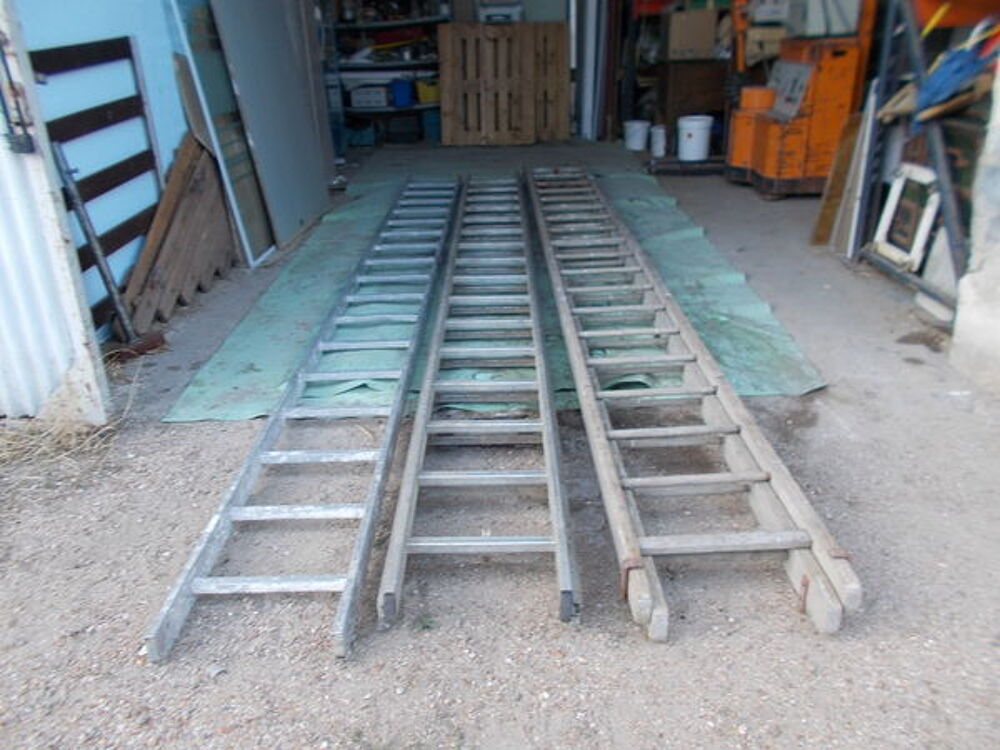 &eacute;chelle en aluminium et bois faire prix Bricolage