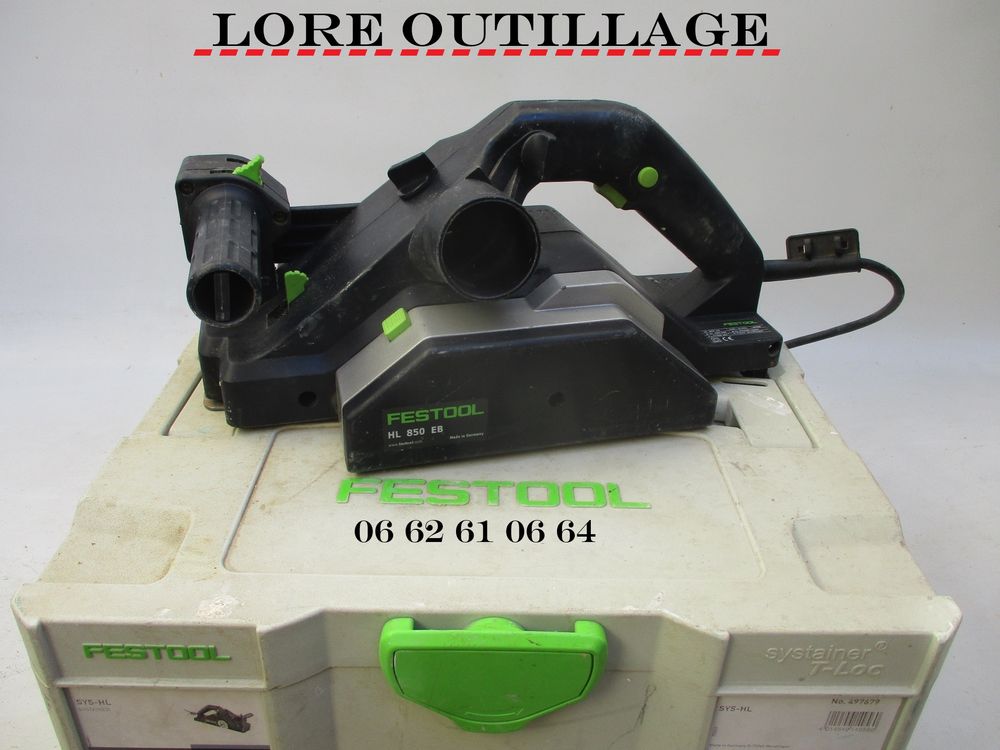 FESTOOL HL 850 EB - Rabot Bricolage