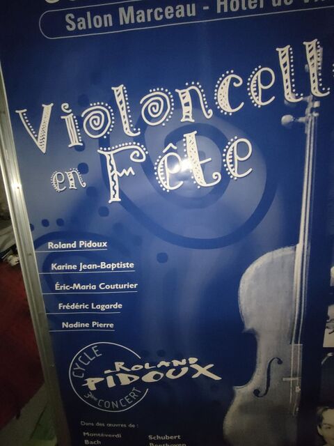 Affiche concert  violoncelle en f�te  50 L�ves (28)