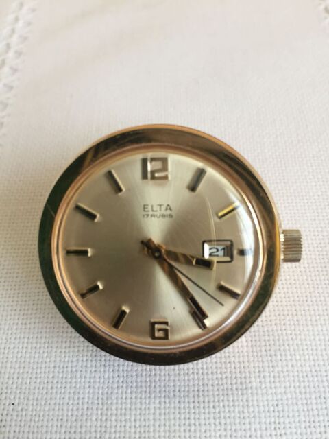 pendulette de bureau de marque ELTA 1960 90 Avon (77)