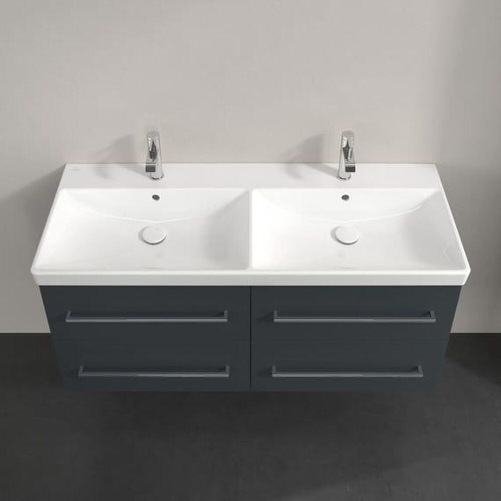 Meuble SDB sous-vasque avec double vasques VILLEROY ET BOCH Meubles