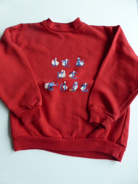 JACADI sweat-shirt rouge jeu de l'oie 8 ans 8 Rueil-Malmaison (92)
