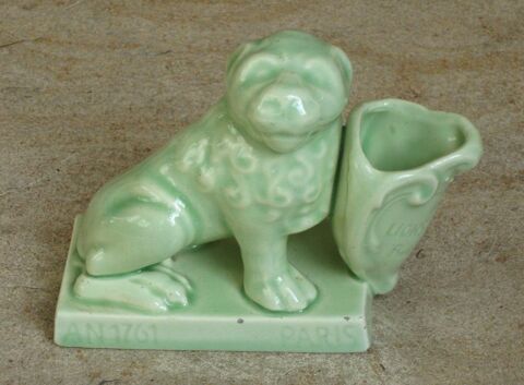 Lion publicitaire en faïence vintage 20 Maule (78)