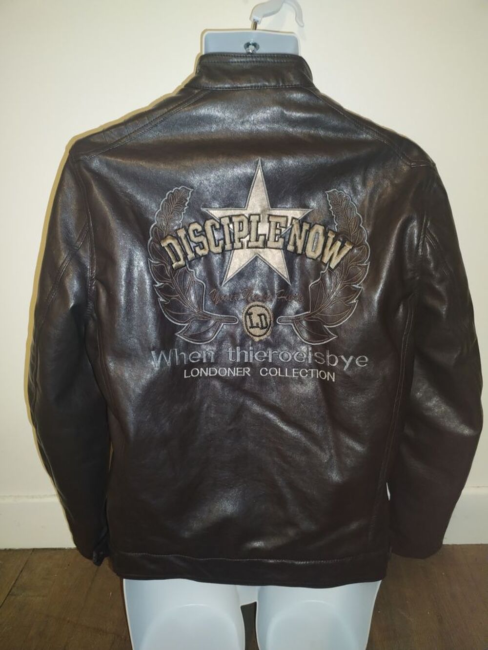 Blouson simili cuir LONDONER (Taille L) Vêtements