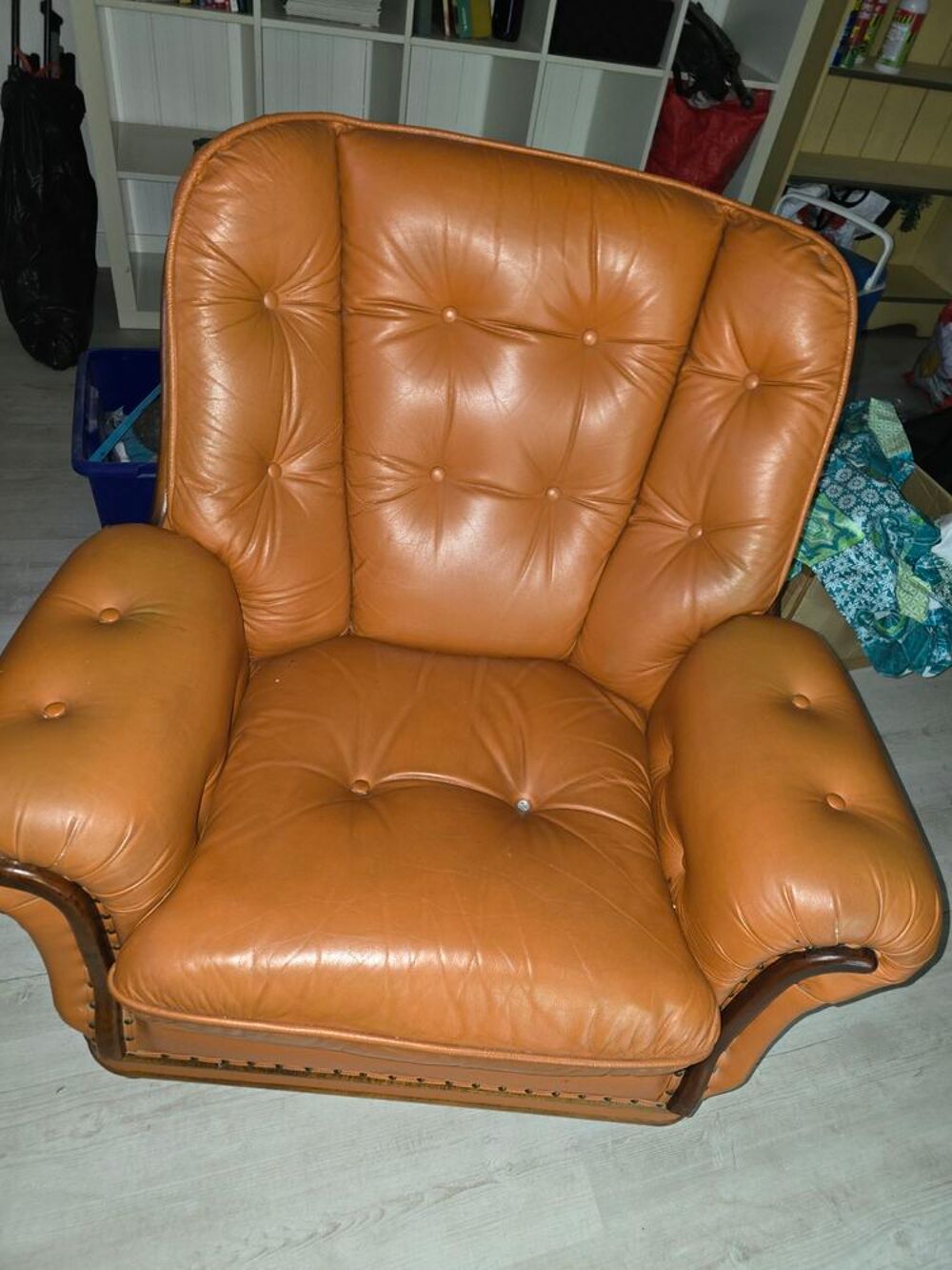 Fauteuil en cuir Meubles