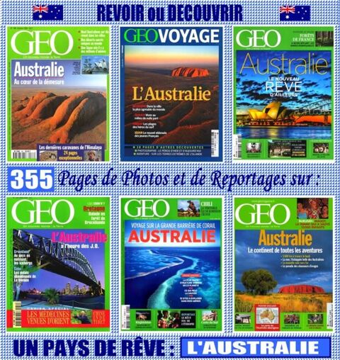 AUSTRALIE - géo - VISITE GUIDÉE / prixportcompris 20 Lille (59)