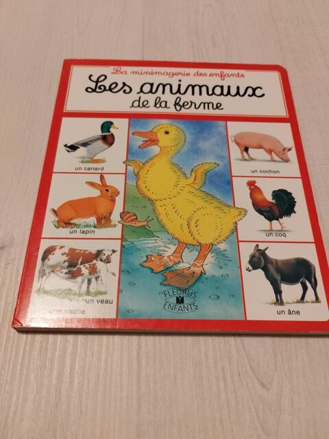 Livre enfant vintage 1989 -  animaux de la ferme 1 Le Mans (72)