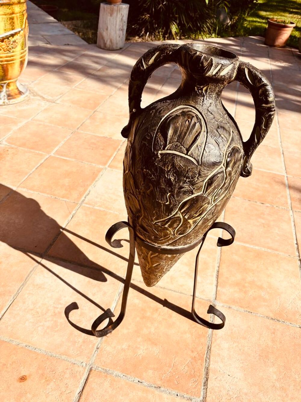 Jarre espagnole sur pied Décoration