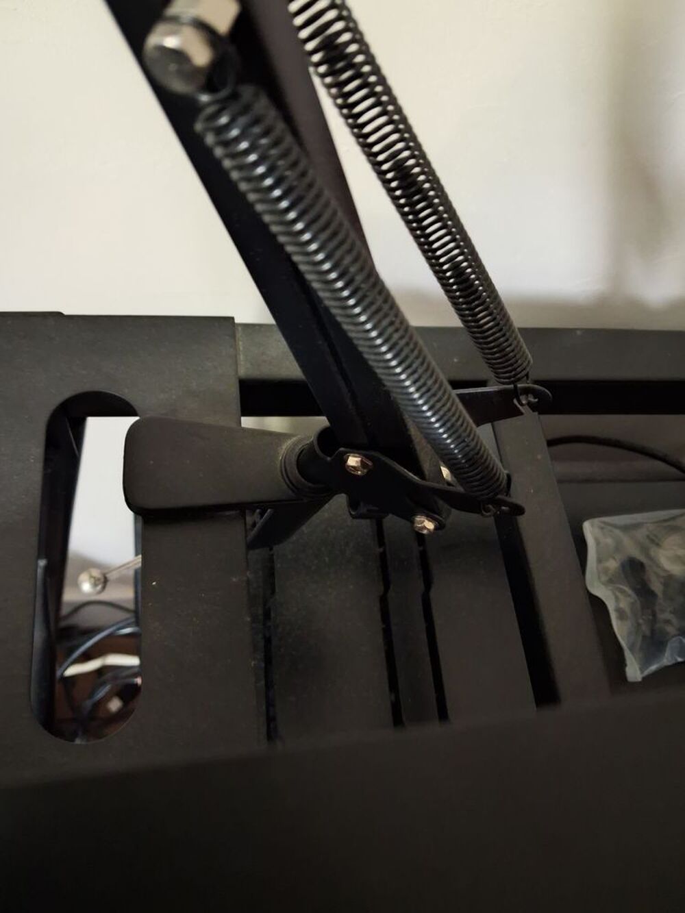 MIcro Samson Q2U avec bras articul&eacute;, pied et pop, quasi neuf Instruments de musique
