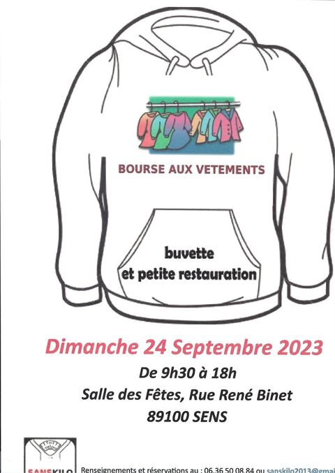 16ème Bourse aux vêtements 4 Sens (89)