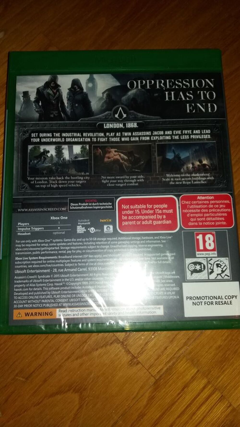 Jeux FarCry 5 et Assassin's Creed Syndicate XBOX ONE Neufs Consoles et jeux vidos
