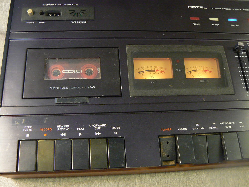 Rotel RD-20 lecteur K7 CD et vinyles