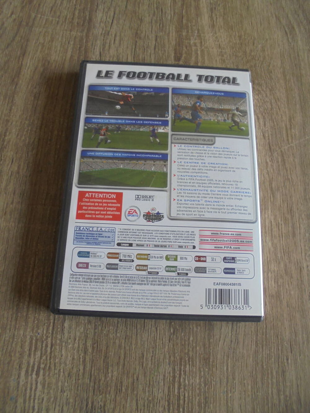 Jeu PC "Fifa Football 2005" Consoles et jeux vidéos
