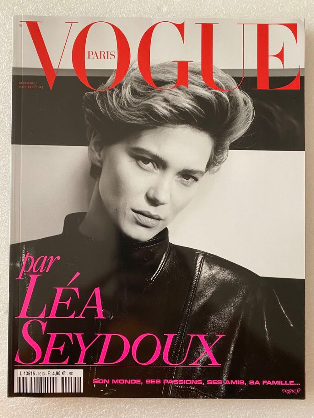 VOGUE n&deg;1013 d&eacute;c.2020-janv.2021 L&eacute;a Seydoux Livres et BD