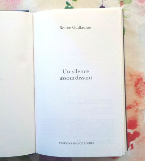 UN SILENCE ASSOURDISSANT (Le secret du fils autiste) 2 Bubry (56)