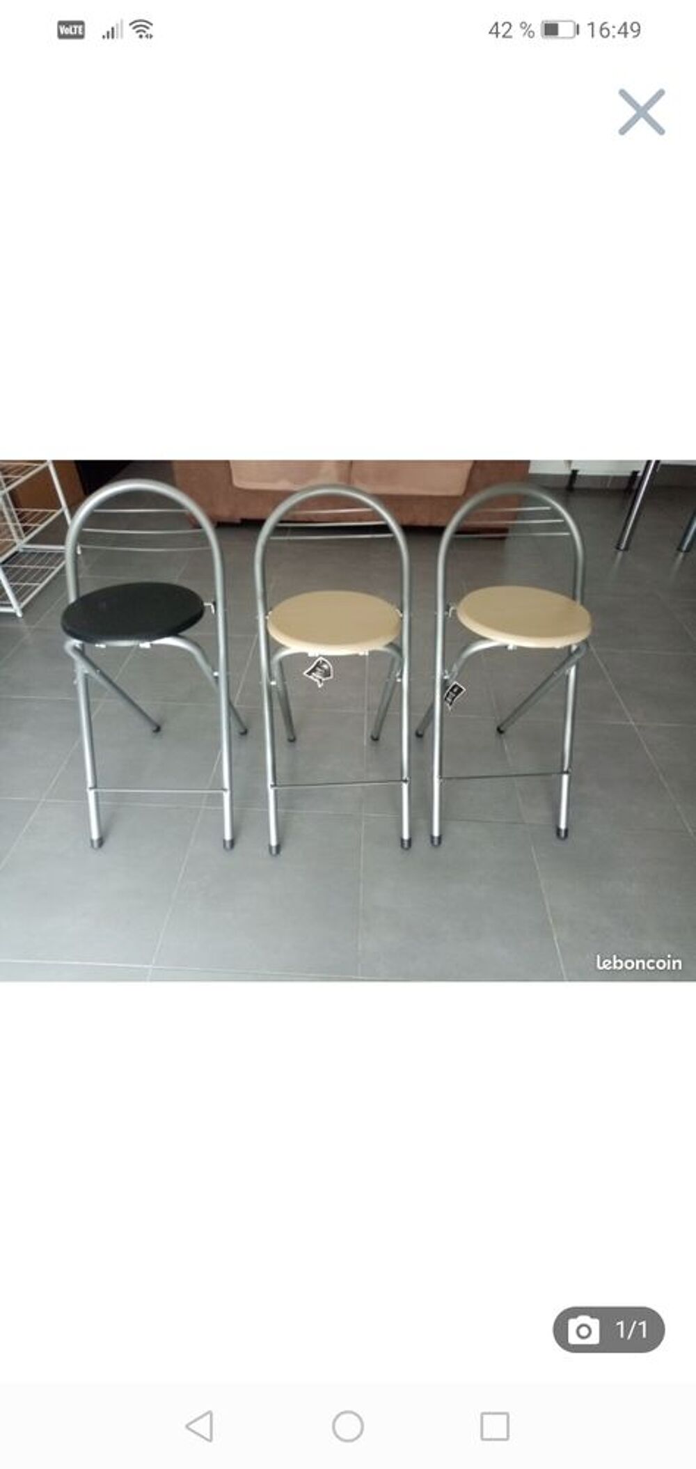 Lot de 3 chaises Meubles