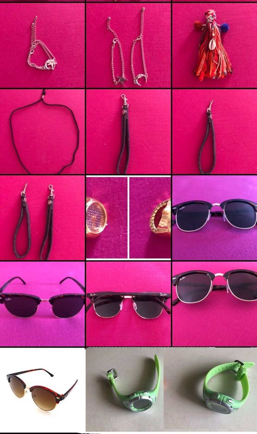 Bijoux, montre et lunettes Bijoux et montres