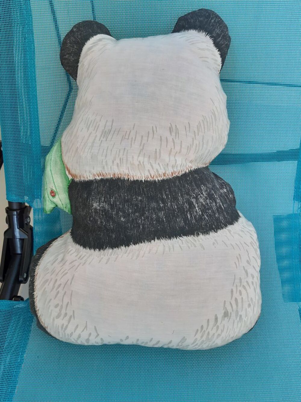2 Coussins Panda et Ourson. Décoration
