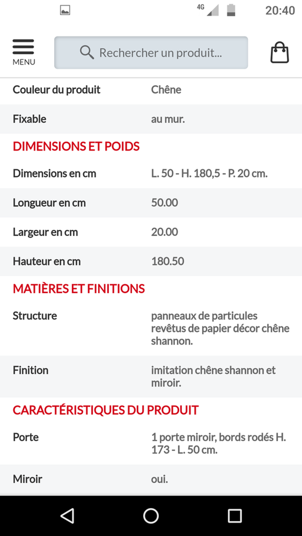 grand meuble &agrave; chaussures NEUF jamais servi avec miroir Meubles