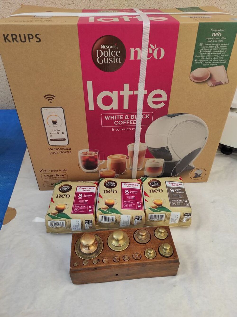 Machine &agrave; caf&eacute; Nescaf&eacute; Dolce Gusto NEO Krups Latte WiFi Electroménager