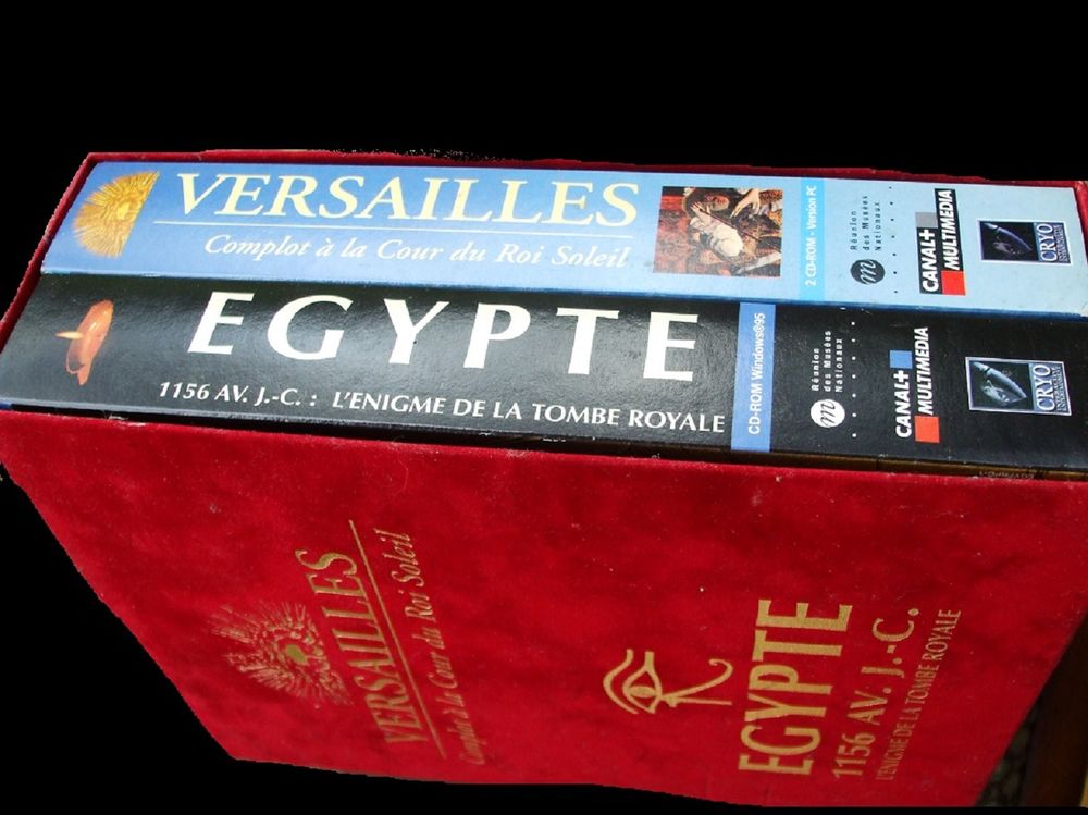 COFFRET jeux Egypte/Versailles pour pc Consoles et jeux vidos