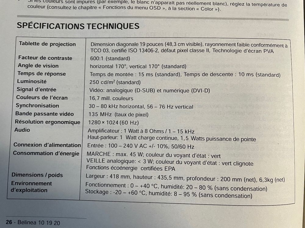 Paire d'&eacute;crans LCD 19 pouces VGA et DVI avec HP Matériel informatique