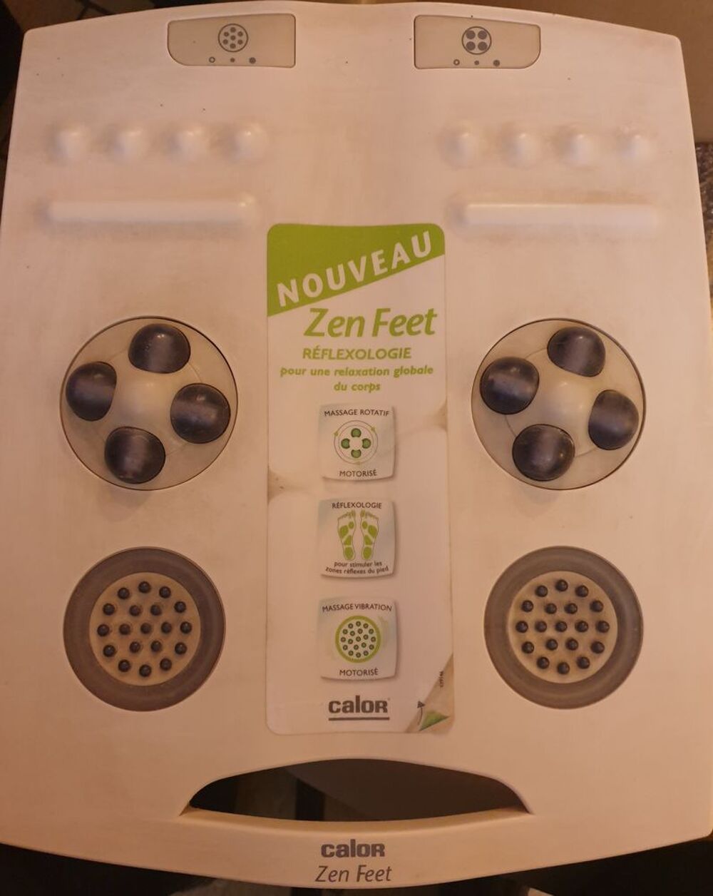 Masseur plantaire &agrave; sec Calor zen feet Electroménager