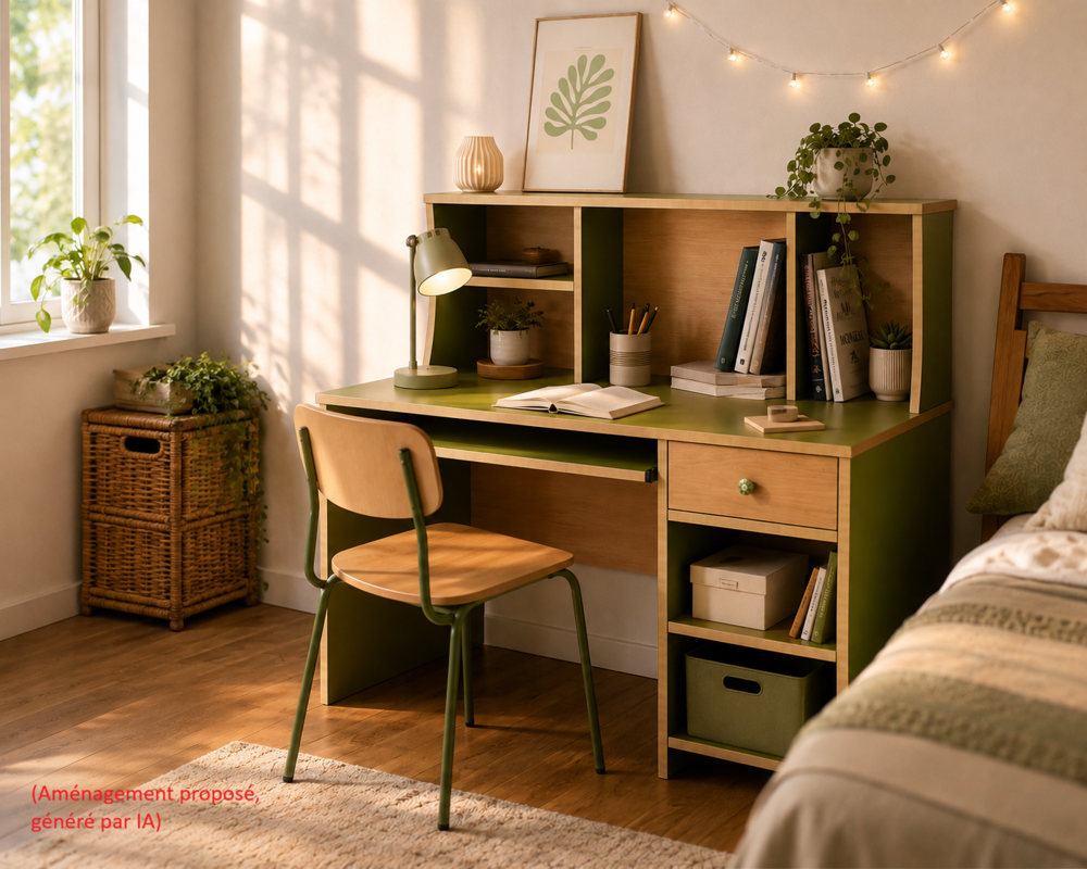 Grand Bureau Design &amp; Pratique ? Nombreux Rangements ? Prix Meubles