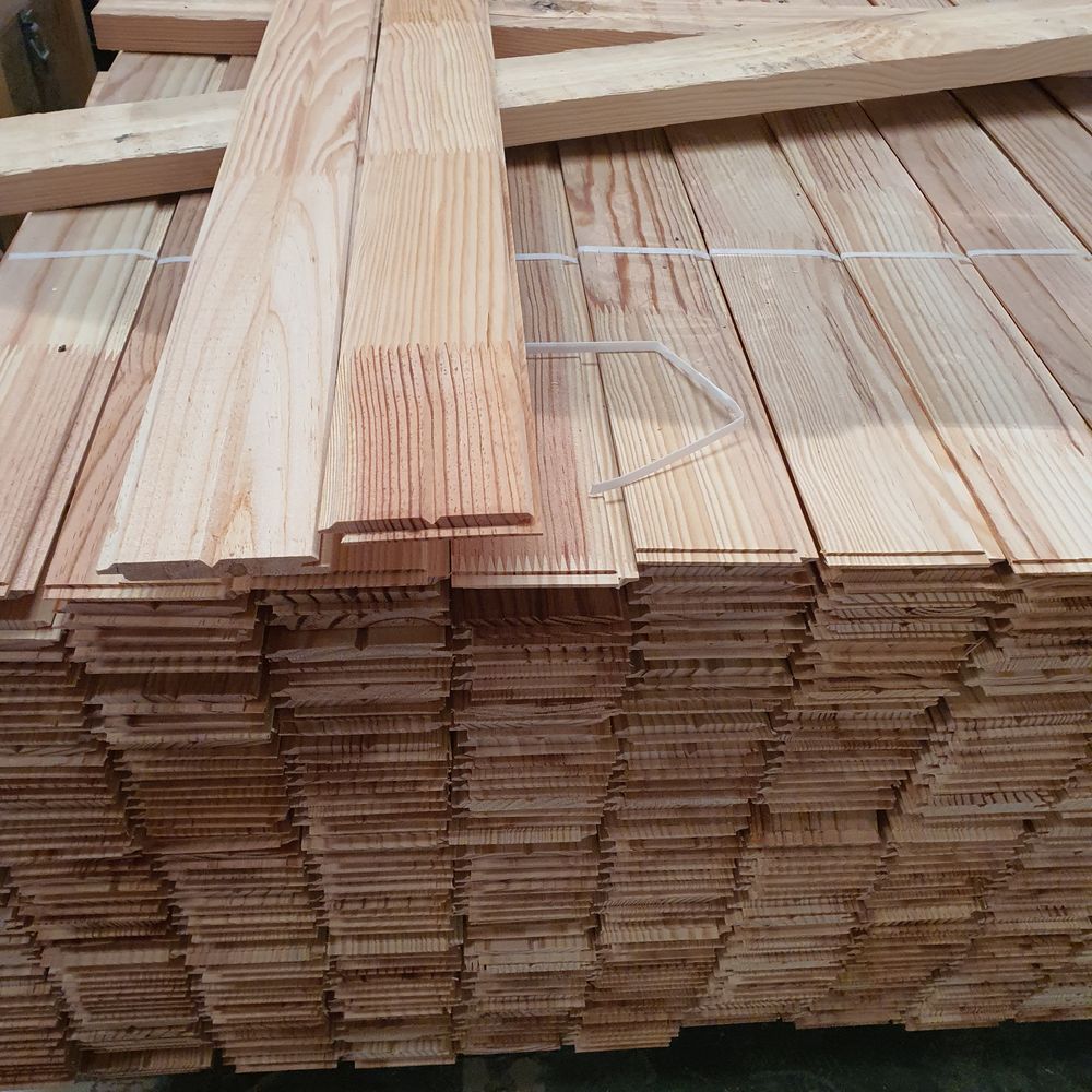 LAMBRIS Pin des Landes About&eacute; Rainur&eacute; Bricolage