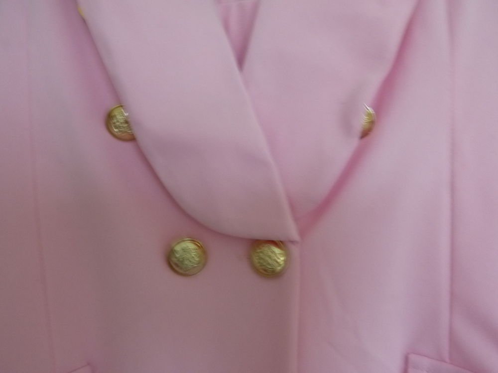 Tailleur pantalon rose Vtements