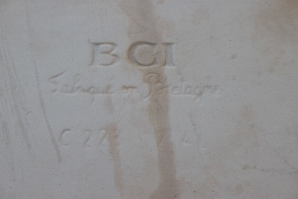 Plat Fa&iuml;ence C&eacute;ramique BCI fabriqu&eacute; en Bretagne Cuisine