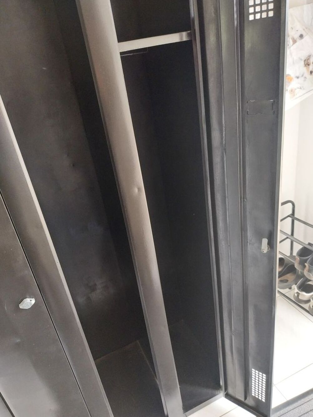 Vestiaire vintage, ancienne armoire metallique 2 portes, por Meubles