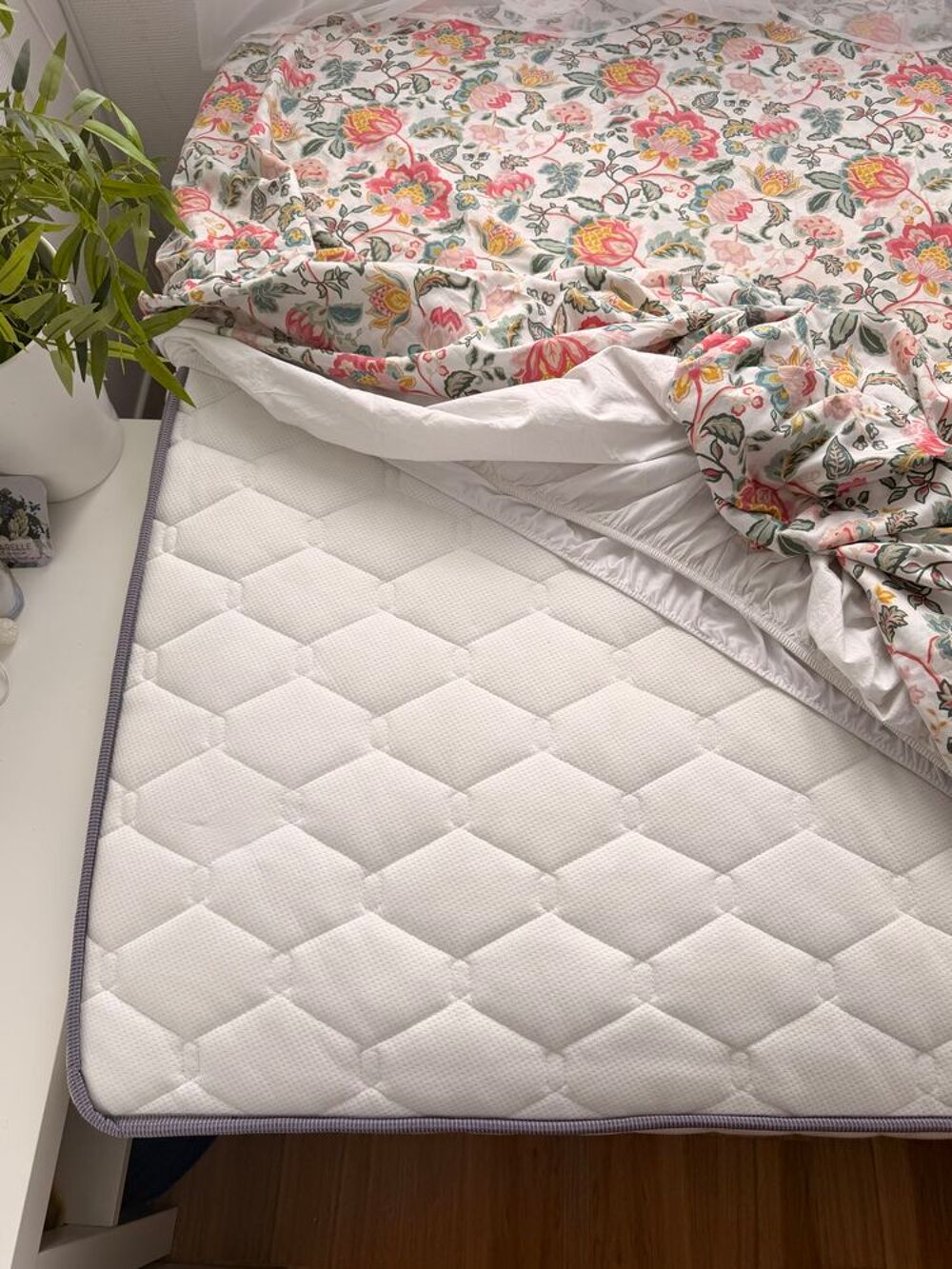 Matelas ressorts ensach&eacute;s 21 cm Natty M&Eacute;RINOS NEUF Meubles