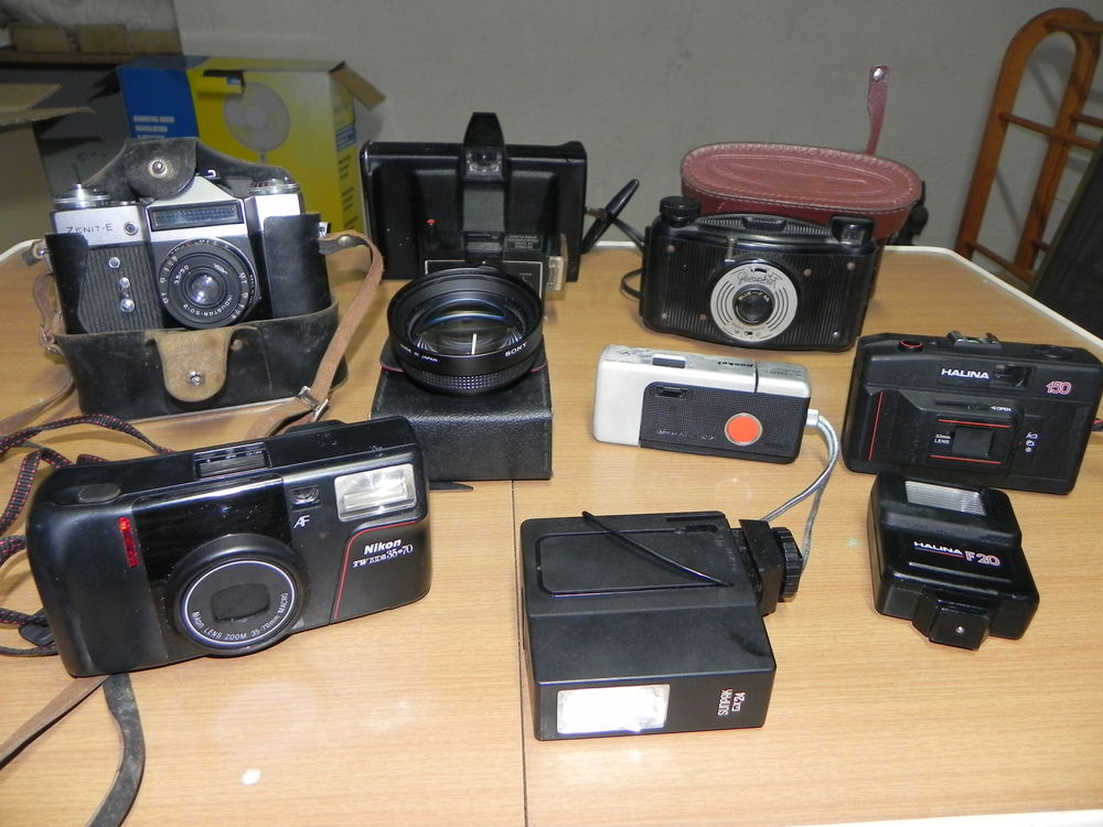 Lot appareils photos. Photos/Video/TV