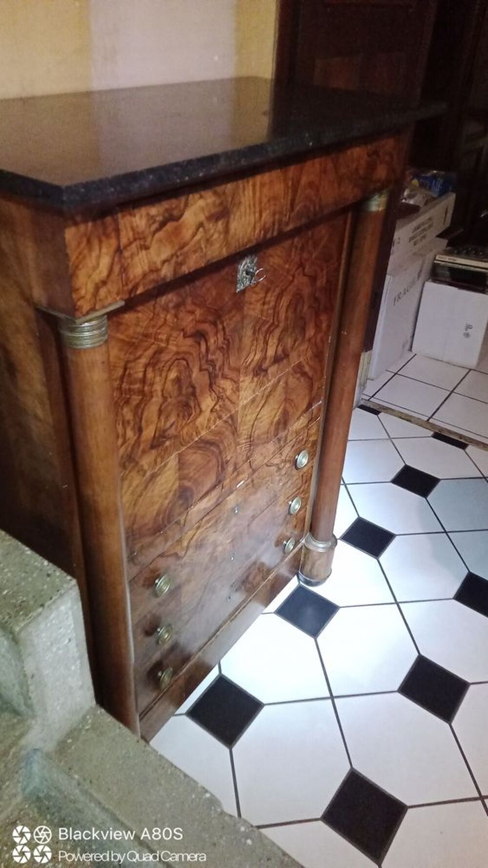 Secr&eacute;taire directoire en ronce de noyer Meubles