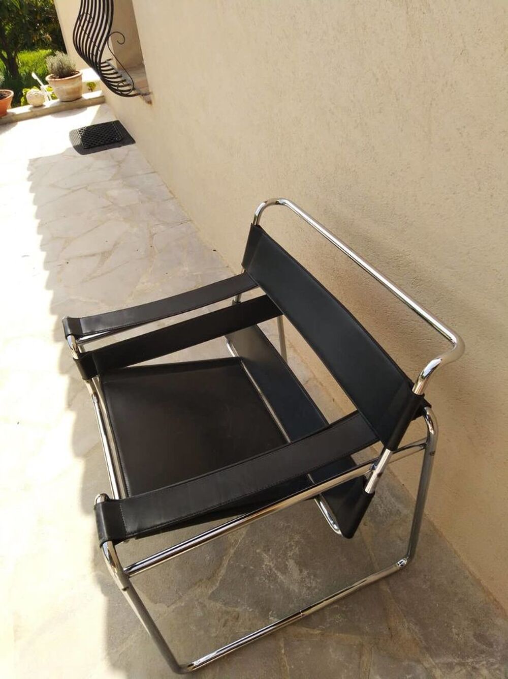 Fauteuil cuir Wassily Marcel Breuer (copie) Meubles