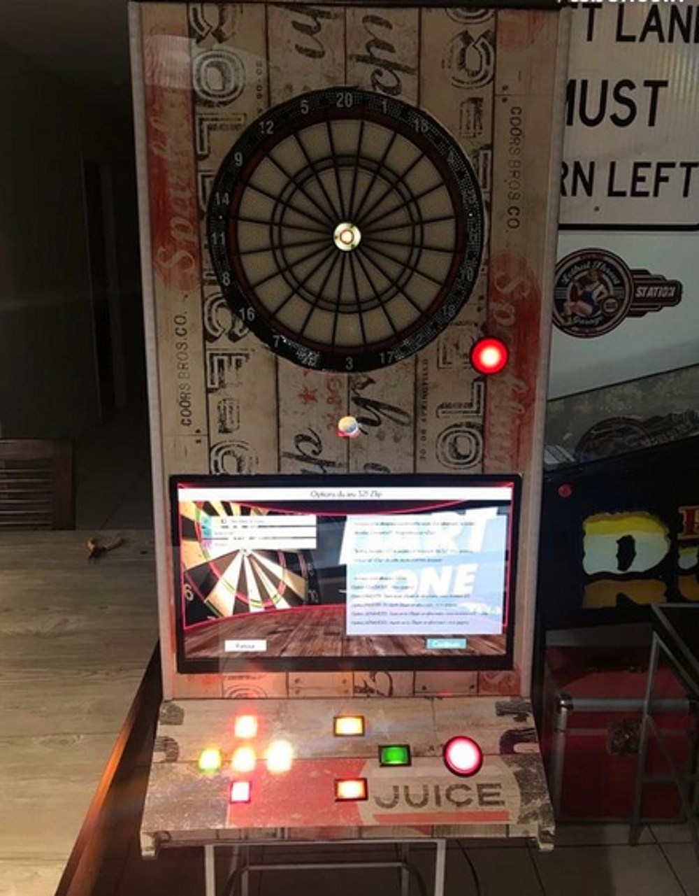 VDARTS Cible fl&eacute;chettes &eacute;lectronique bar 2022 connect&eacute;e Consoles et jeux vidéos
