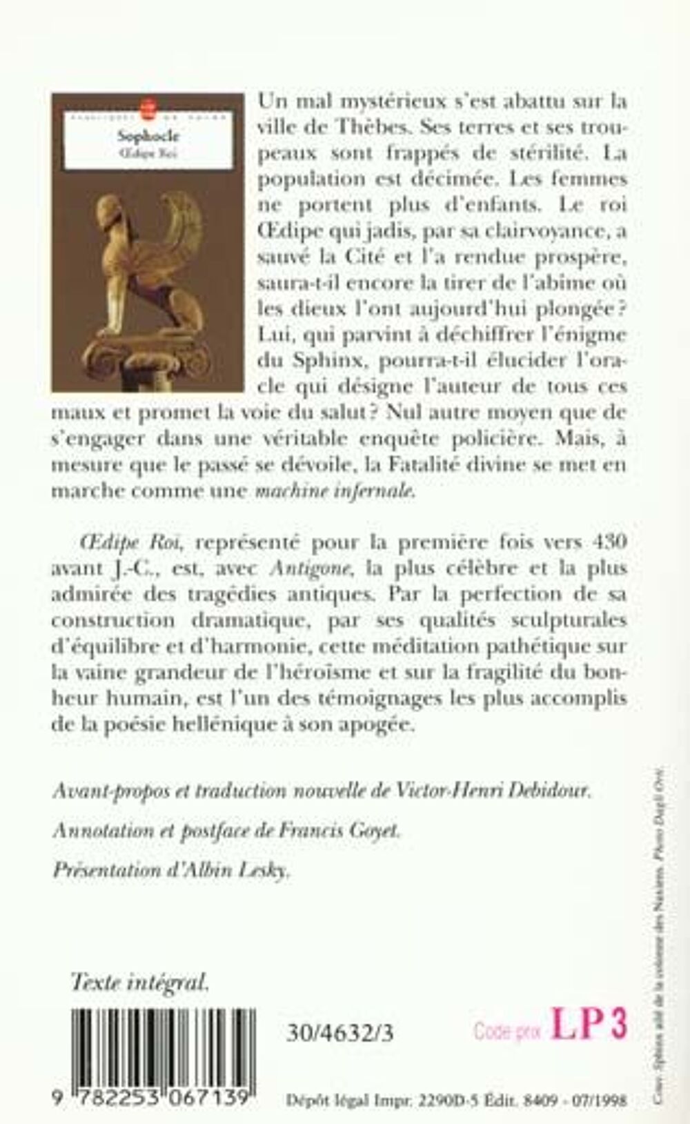 Oedipe roi Livres et BD