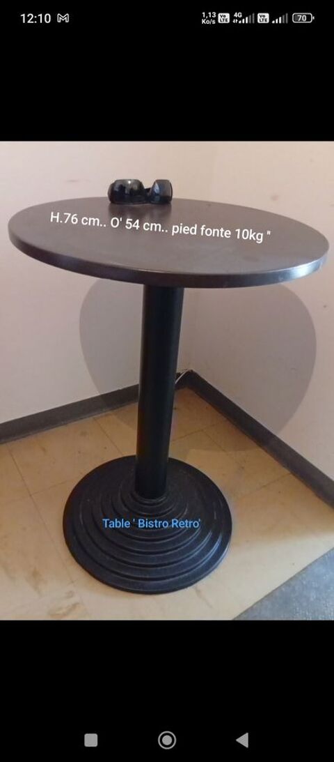 Table bistrot,rétro ,pied fonte 140 Mulhouse (68)