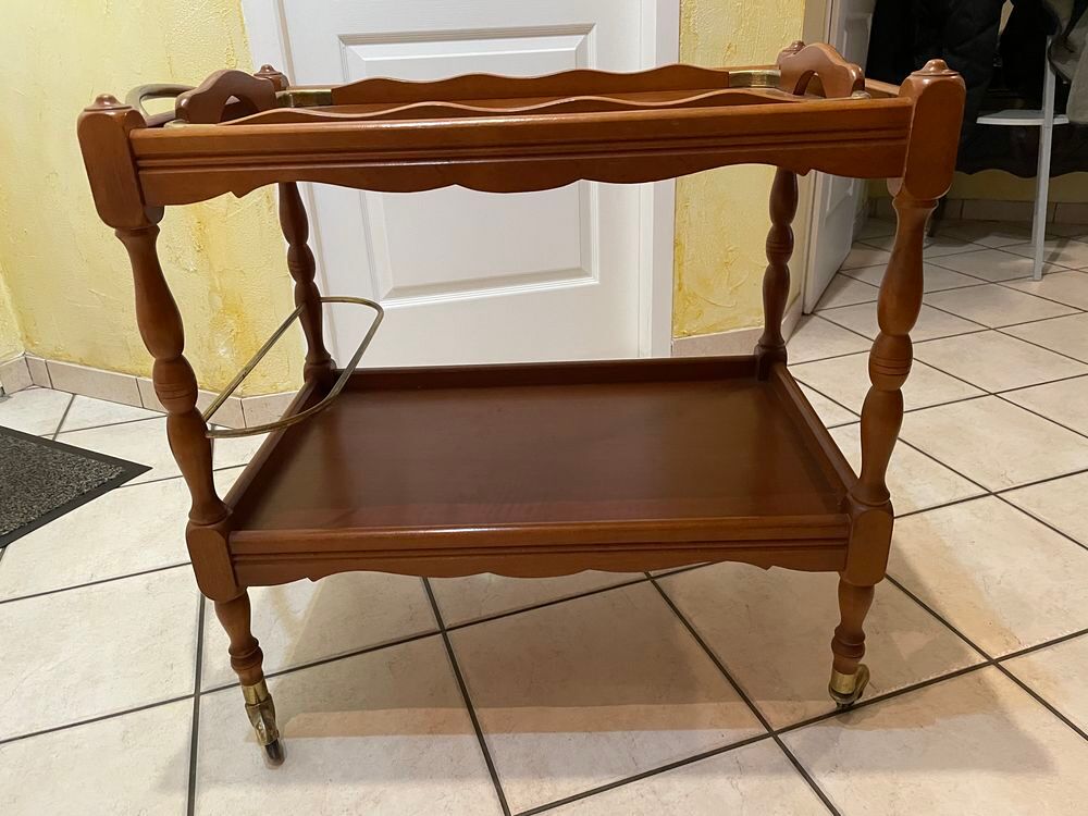 Table desserte en merisier Meubles