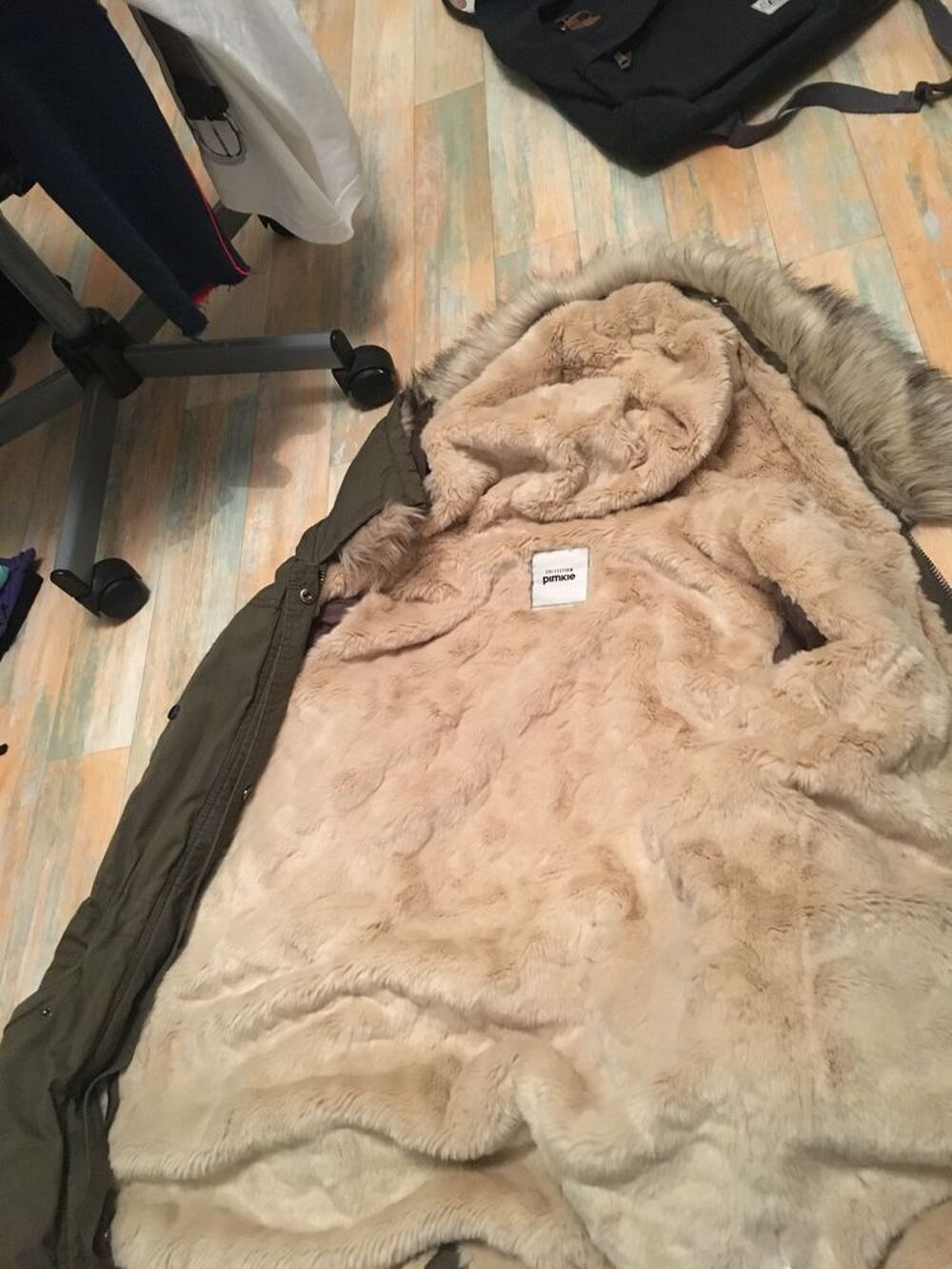 manteau vert Vêtements