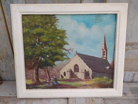 Tableau Chapelle N.D de Trémalo Pont Aven Bretagne 35 Loches (37)