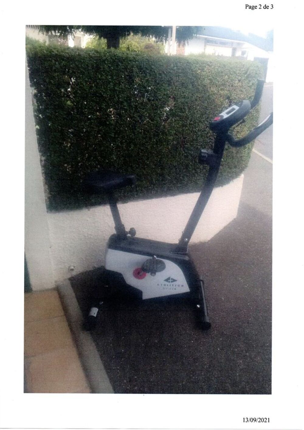 v&eacute;lo d'appartement (en bon &eacute;tat )(r&egrave;glement esp&egrave;ces) Sports