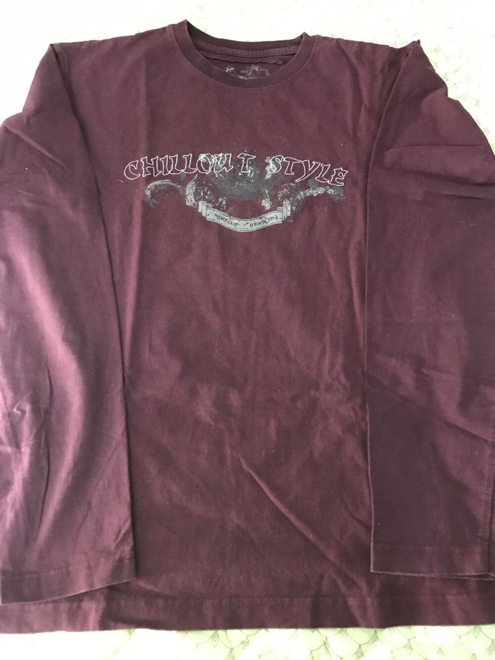 Pull BORDEAUX Coton col rond taille M Vêtements