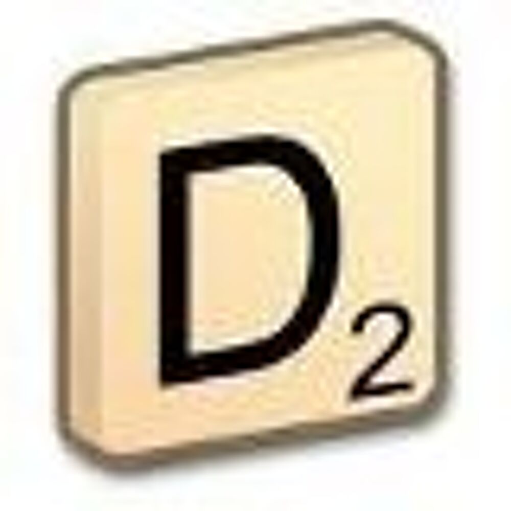 Lettres de Scrabble (Lot de 4 lettres) Jeux / jouets