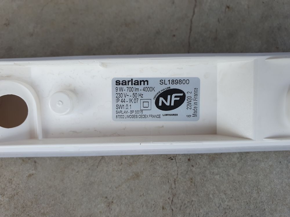 Applique Led 700 lumen Sarlam 36 cm Décoration