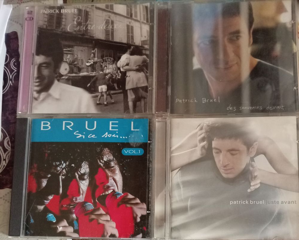 PATRICK BRUEL / 5 X DISQUES CDS / CD et vinyles
