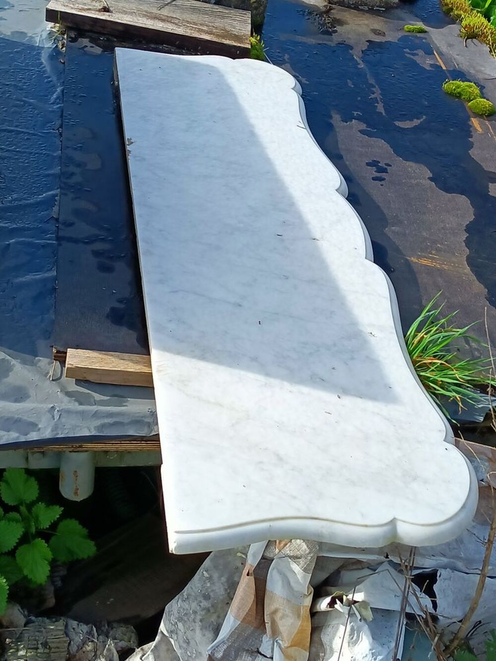 donne pierre de taille et dessus de chemin&eacute;e en marbre .. Bricolage